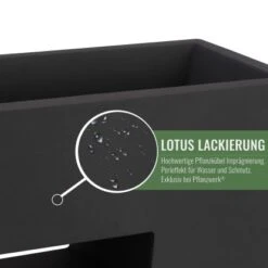 Pflanzwerk® Pflanzkübel Vista 53 Cm X 75 Cm X 27 Cm Anthrazit -Gartenwelt Verkauf 145579 11001500 3