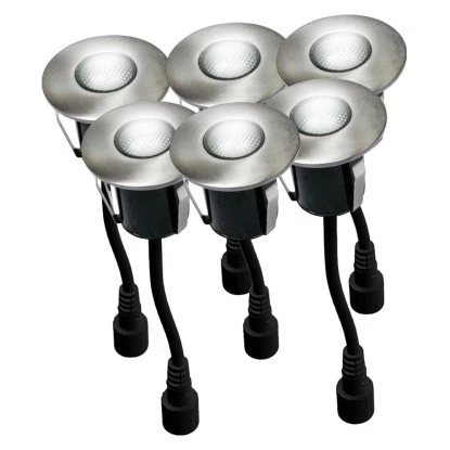 Easy Connect LED-Einbauleuchte 6er-Set Ø 4,5 Cm -Gartenwelt Verkauf 1 4344 LED Einbauleuchte 1