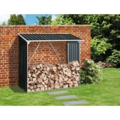 Duramax Kaminholzregal 182 X 162,5 X 74 Cm (B X H X T) Anthrazit 6 Duramax Kaminholzregal 182 X 162,5 X 74 Cm (B X H X T) Anthrazit -Gartenwelt Verkauf 208134 2400 3