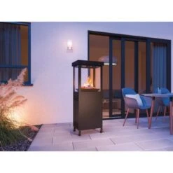 Gaskamin Ridera 6,5 KW Mit Panoramaglas Und Lava-Deko-Steinen -Gartenwelt Verkauf 26602964 AB01 130820 RET01