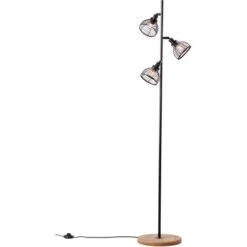 Brilliant Stehleuchte Avia Schwarz Und Holz -Gartenwelt Verkauf 4004353397004 4731 CU 03