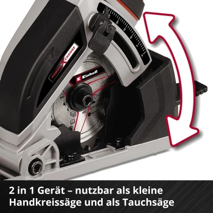 Einhell Power X-Change Akku-Mini Handkreisssäge TE-CS 18/89 Li Solo 9 Einhell Power X-Change Akku-Mini Handkreisssäge TE-CS 18/89 Li Solo - Image 9