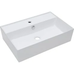 Aufsatzwaschbecken Keramik 15,5 Cm X 59,5 Cm X 40 Cm