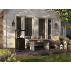 Gaskamin Ridera 6,5 KW Mit Panoramaglas Und Lava-Deko-Steinen -Gartenwelt Verkauf 4048126602964 AB03 190820