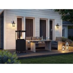 Gaskamin Ridera 6,5 KW Mit Panoramaglas Und Lava-Deko-Steinen -Gartenwelt Verkauf 4048126602964 AB04 310820