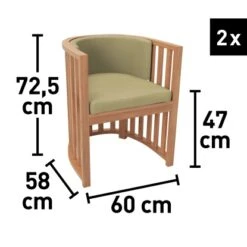 Balkonset Hervey Bay FSC® Naturfarben 3-teilig -Gartenwelt Verkauf 4048126614226 VM01 061020