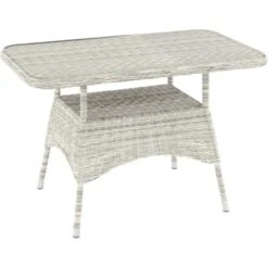 Lounge-Set Kalgan 6-teilig Wicker Eisgrau (B-Ware) -Gartenwelt Verkauf 4048126625642 100