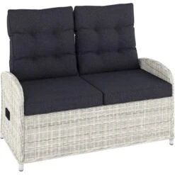 Lounge-Set Kalgan 6-teilig Wicker Eisgrau (B-Ware) -Gartenwelt Verkauf 4048126625642 30
