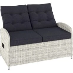 Lounge-Set Kalgan 6-teilig Wicker Eisgrau (B-Ware) -Gartenwelt Verkauf 4048126625642 40