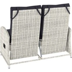 Lounge-Set Kalgan 6-teilig Wicker Eisgrau (B-Ware) -Gartenwelt Verkauf 4048126625642 50