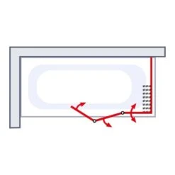 Schulte Komfort Badewannenfaltwand+Seitenwand 128,8 X 70 X 140 Cm -Gartenwelt Verkauf 4060991004858 6