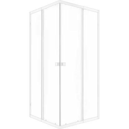 Baliv Duschkabine DUK-90.11E 77 Cm - 90 Cm Weiß 2 Baliv Duschkabine DUK-90.11E 77 Cm - 90 Cm Weiß - Image 2