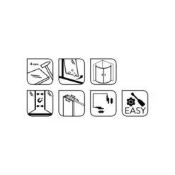 Baliv Duschkabine DUK-80.20R 80 Cm X 80 Cm Chrom 17 Baliv Duschkabine DUK-80.20R 80 Cm X 80 Cm Chrom -Gartenwelt Verkauf 4250312107720 WEB02 270521