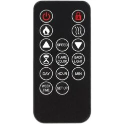 El Fuego Elektrokamin Aarau II Schwarz 900/2000 W -Gartenwelt Verkauf 4250373262819 2240 AR 6