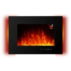 El Fuego Elektrokamin Aarau II Schwarz 900/2000 W -Gartenwelt Verkauf 4250373262819 2240 S 16