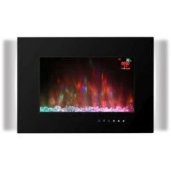 El Fuego Elektrokamin Aarau II Schwarz 900/2000 W -Gartenwelt Verkauf 4250373262819 2240 S 18