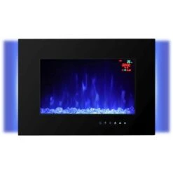 El Fuego Elektrokamin Aarau II Schwarz 900/2000 W -Gartenwelt Verkauf 4250373262819 2240 S 19