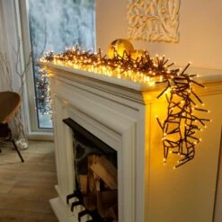 Amare LED-Lichterkette Galaxie 400 LEDs Mit Fernbedienung 6,7 M Warmweiß -Gartenwelt Verkauf 4251083906468 4655 05