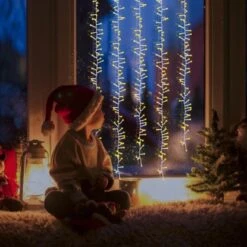 Amare LED-Clusterlichterkette Lichtervorhang Weiß -Gartenwelt Verkauf 4251083910151 4655 02