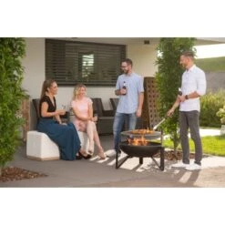 Westmann Premium Grill Feuerstelle Inkl. Grillrost Ø 70 Cm X 75 Cm Schwarz -Gartenwelt Verkauf 4260280773407 1741 AB 05