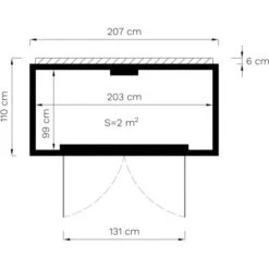 Bertilo Gartenschrank Box Bike 103 Cm X 207 Cm Anthrazit FSC® 24 Bertilo Gartenschrank Box Bike 103 Cm X 207 Cm Anthrazit FSC® -Gartenwelt Verkauf 42686005288 11021300 VM 02