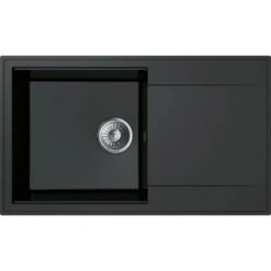 Miló Einbauspüle Granitverbundstoff Palladio 86 Schwarz