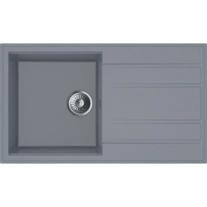 Miló Einbauspüle Granitverbundstoff Luxuria 86 Grau 1 Miló Einbauspüle Granitverbundstoff Luxuria 86 Grau