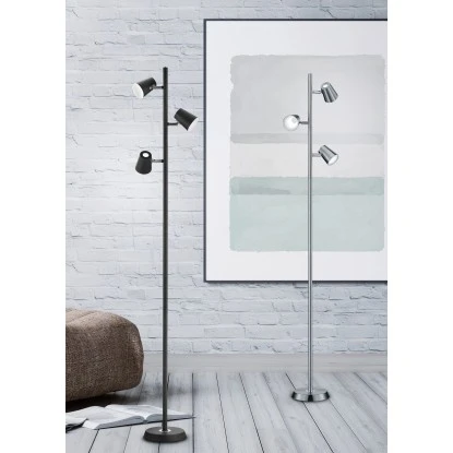 Trio LED Stehleuchte Narcos Schwarz Matt 1540 Mm X 280 Mm X 180 Mm 2 Trio LED Stehleuchte Narcos Schwarz Matt 1540 Mm X 280 Mm X 180 Mm - Image 2