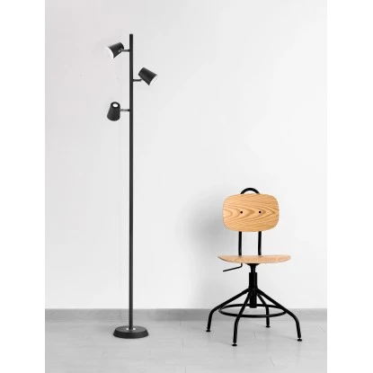 Trio LED Stehleuchte Narcos Schwarz Matt 1540 Mm X 280 Mm X 180 Mm 3 Trio LED Stehleuchte Narcos Schwarz Matt 1540 Mm X 280 Mm X 180 Mm - Image 3