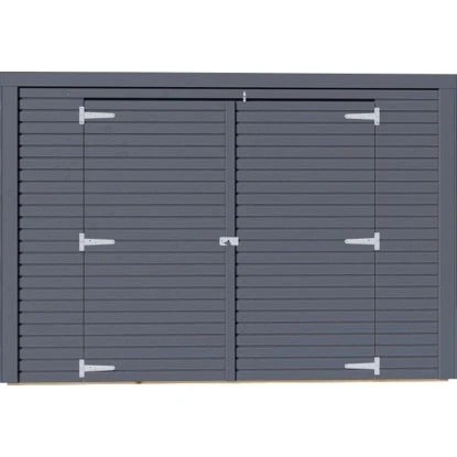 Bertilo Gartenschrank Box Bike 103 Cm X 207 Cm Anthrazit FSC® 4 Bertilo Gartenschrank Box Bike 103 Cm X 207 Cm Anthrazit FSC® - Image 4