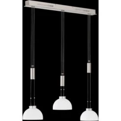Fischer & Honsel LED-Pendelleuchte Avignon 3x 9 W Weiß-Nickel 2900 Lm -Gartenwelt Verkauf 891148 1546 4