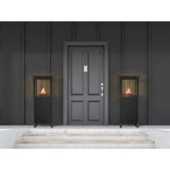 Gaskamin Ridera 6,5 KW Mit Panoramaglas Und Lava-Deko-Steinen -Gartenwelt Verkauf 964 AB05 250820 ST L RET01